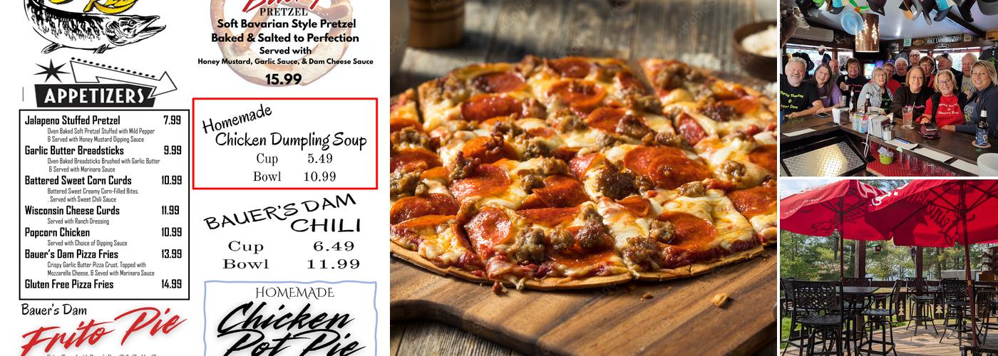 Bauer's Dam Resort Menu