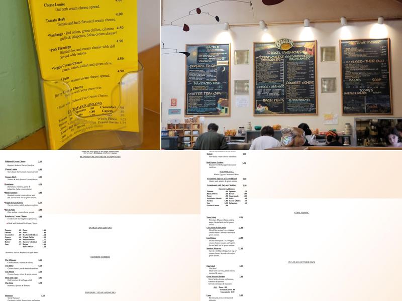 Bagelry Menu