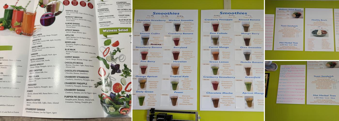 The Magic Blend Menu