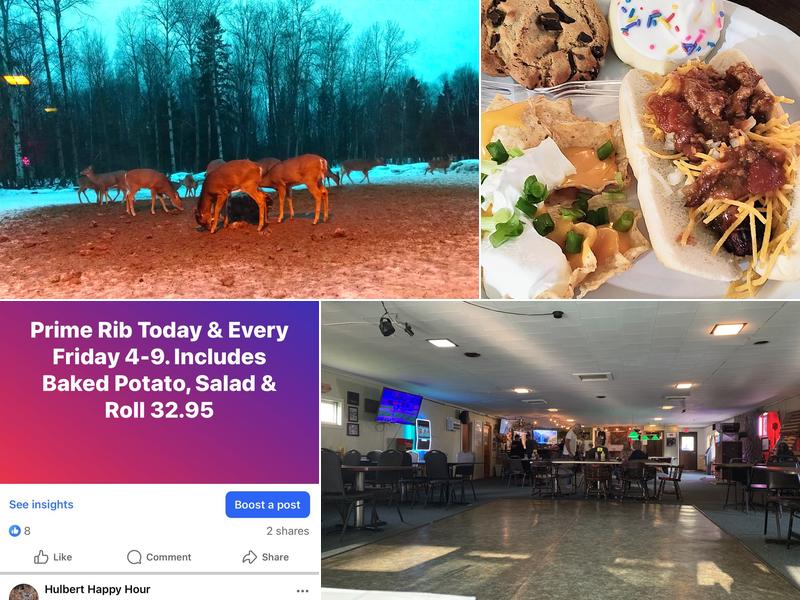 Hulbert Happy Hour Menu