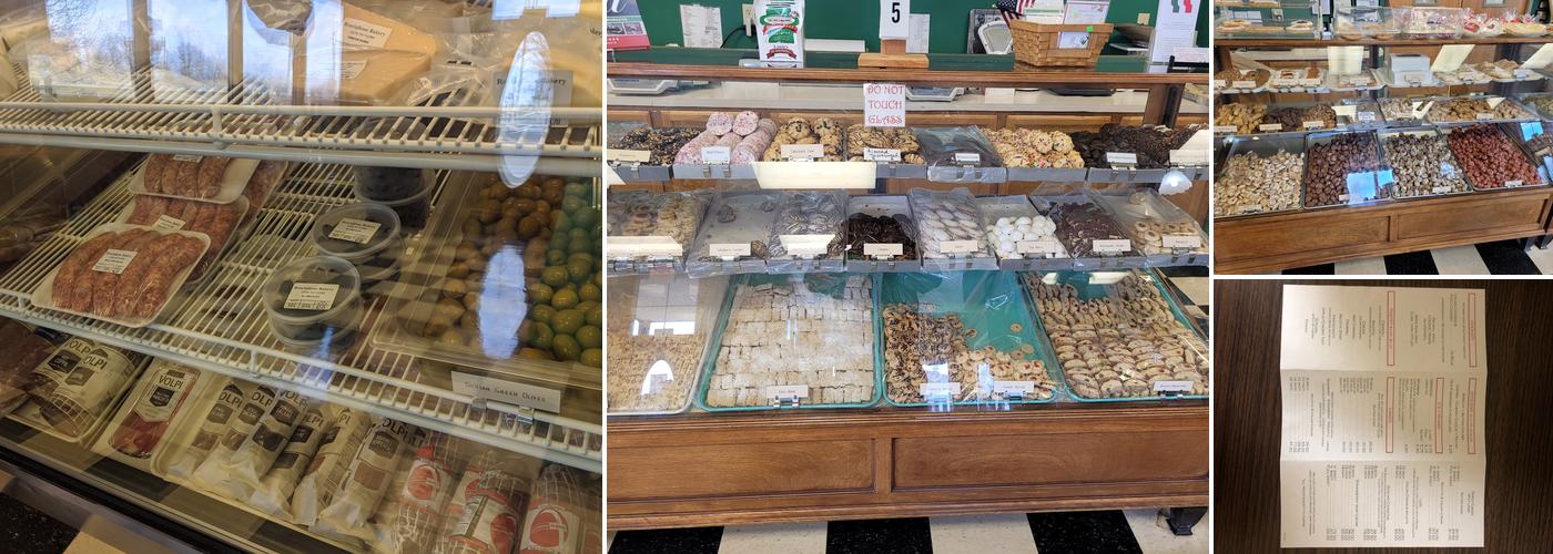 Rosciglione Bakery Menu