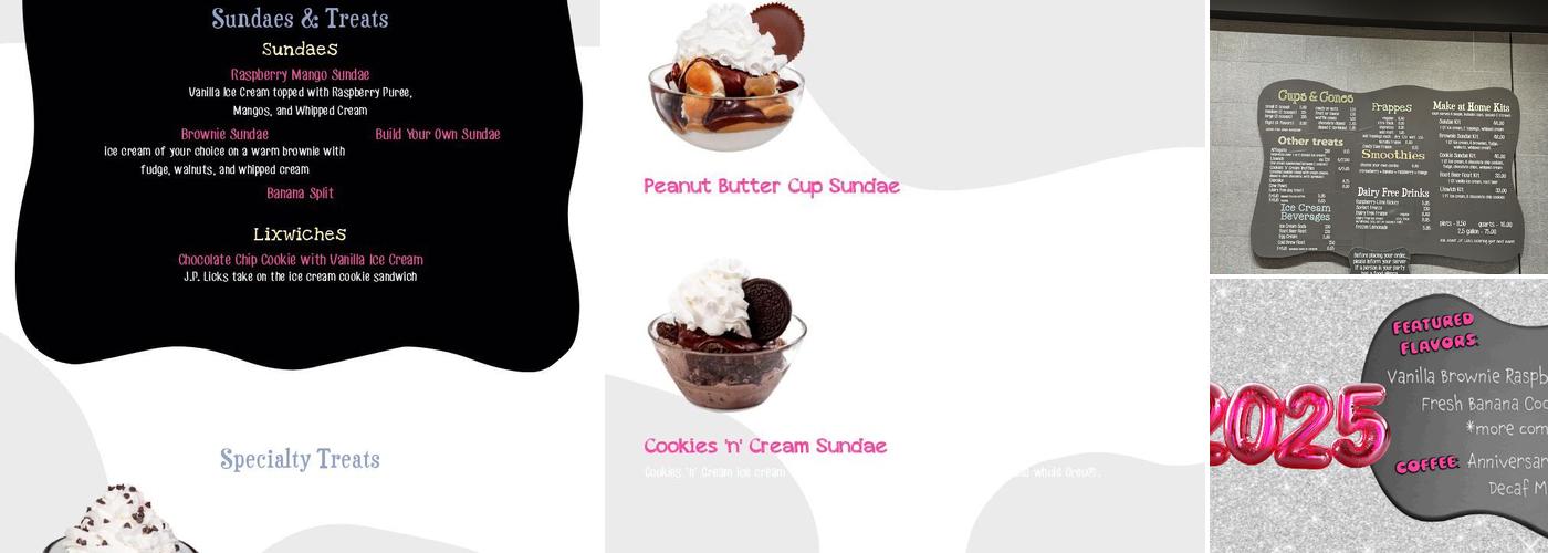 J.P. Licks Menu