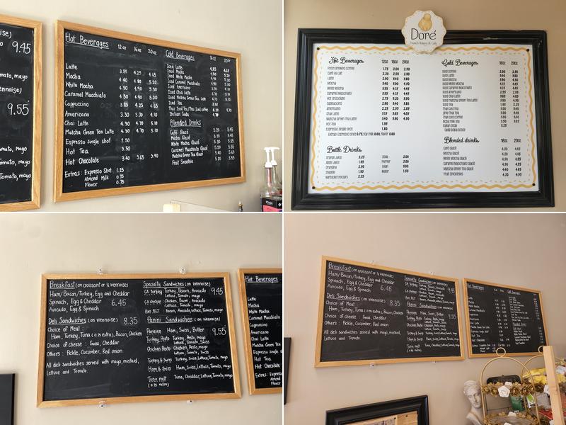 Doré Menu