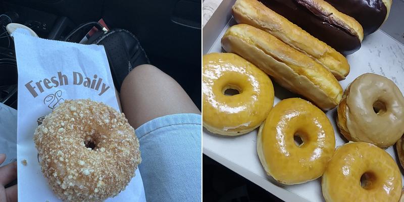 Sunshine Doughnut Menu