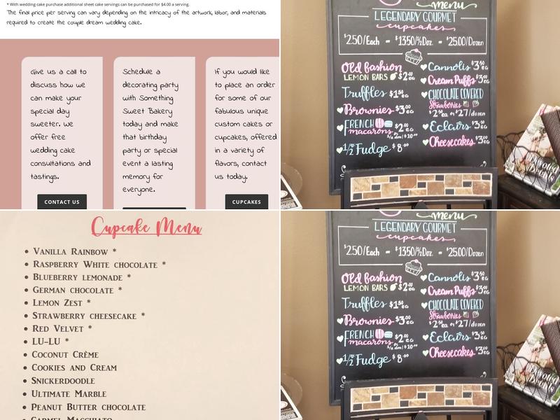 Something Sweet Menu