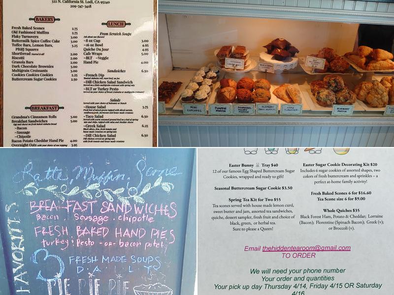 Corner Scone Bakery Menu