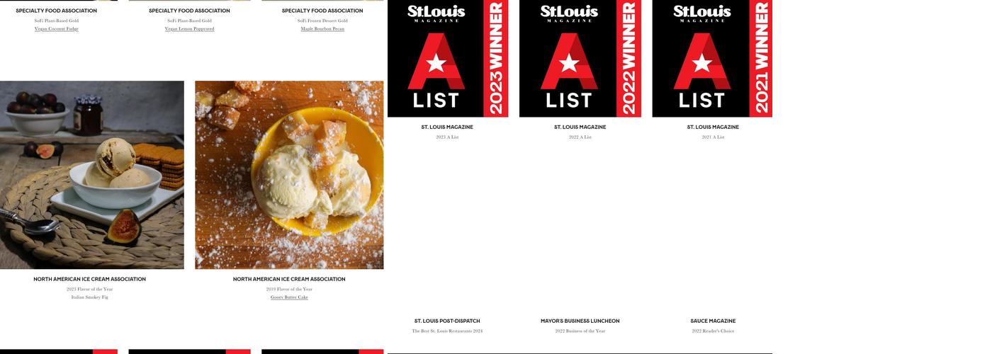 Clementine's Ice Cream Co Menu