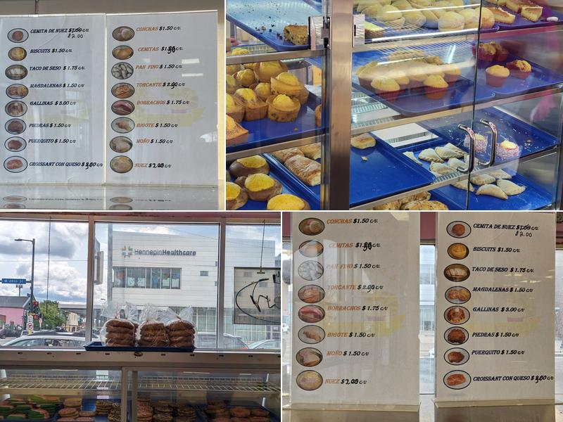 Marissa's Bakery Menu