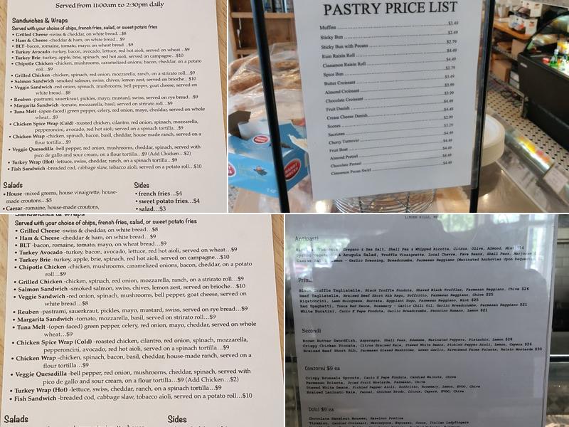 Turtle Bread Menu