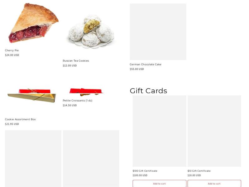 Wuollet Bakery Menu