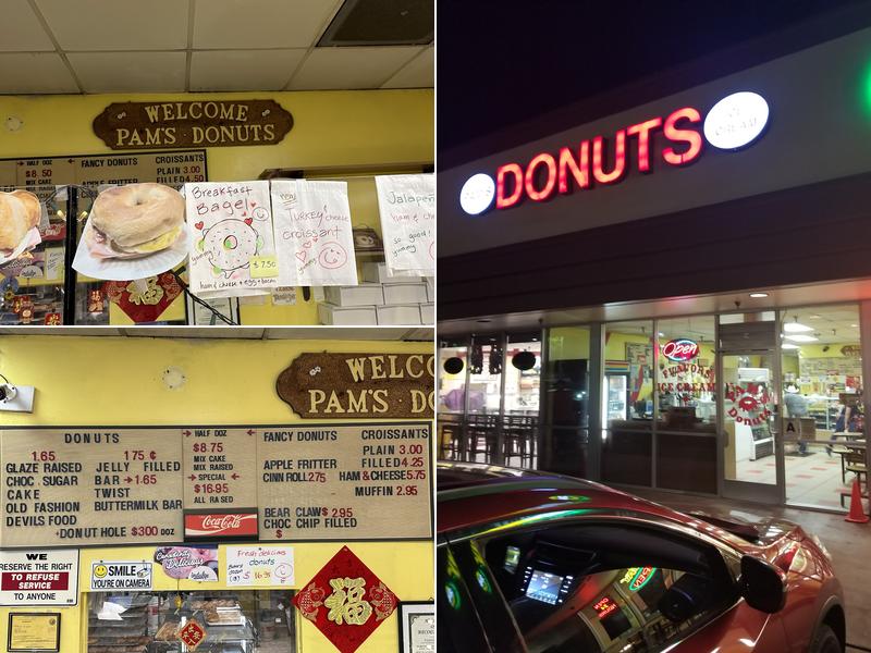 Pam's Donuts Menu