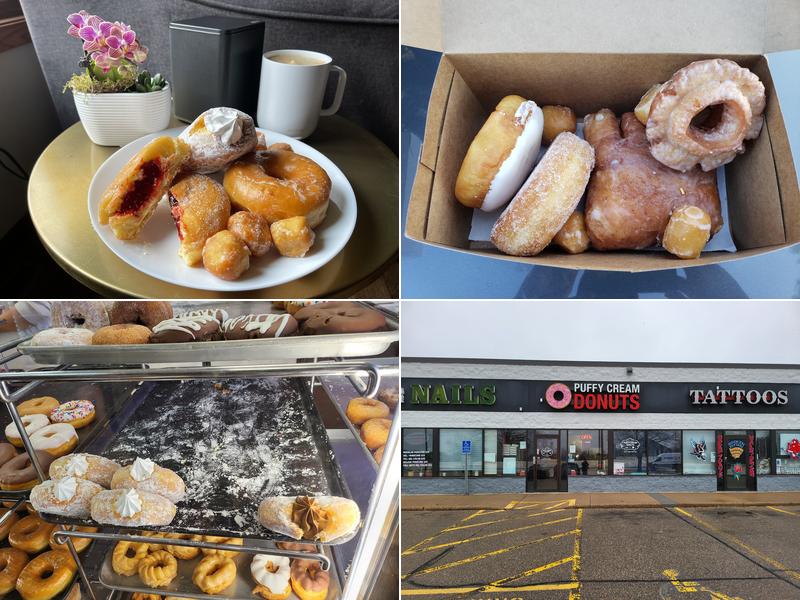 Puffy Cream Donuts Plus