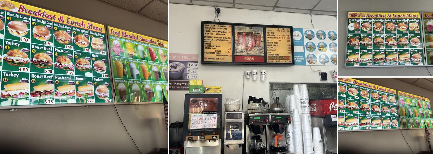 Rainbow Donuts Menu