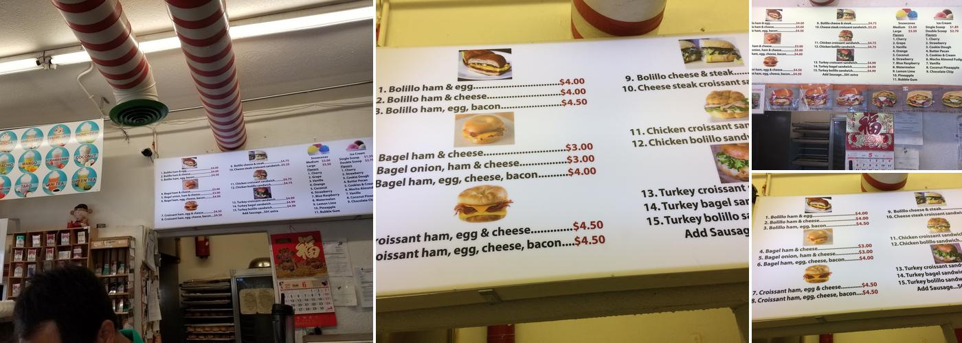 Blue Ribbon Donuts Menu