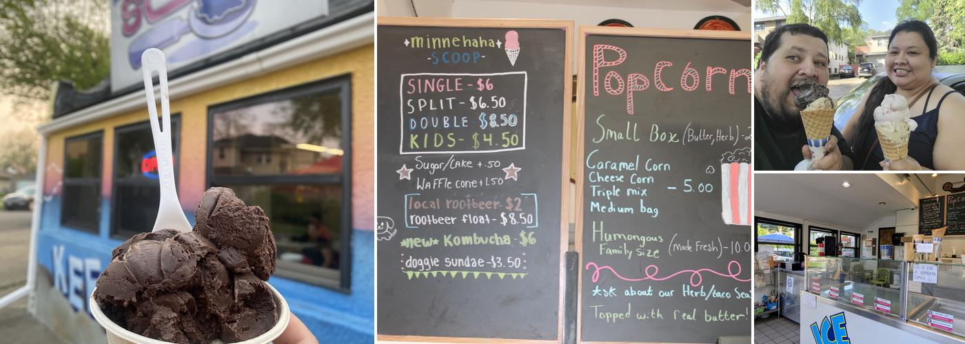 Minnehaha Scoop Menu