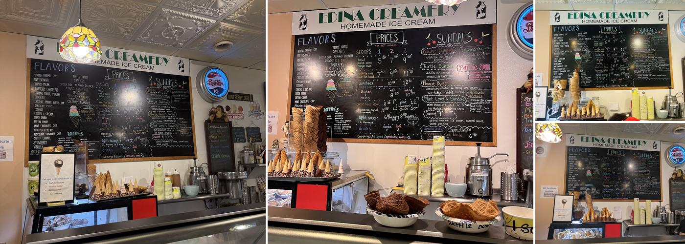 Edina Creamery Menu