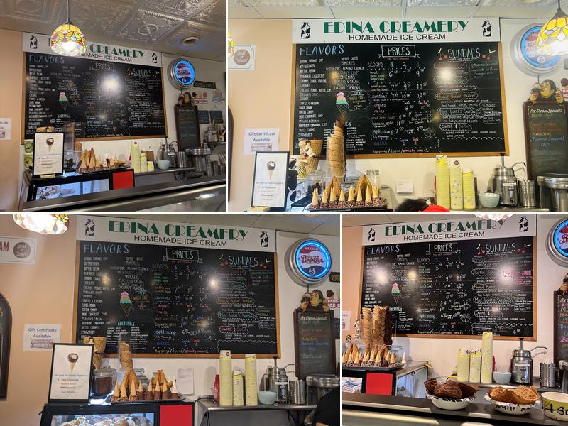 Edina Creamery Menu
