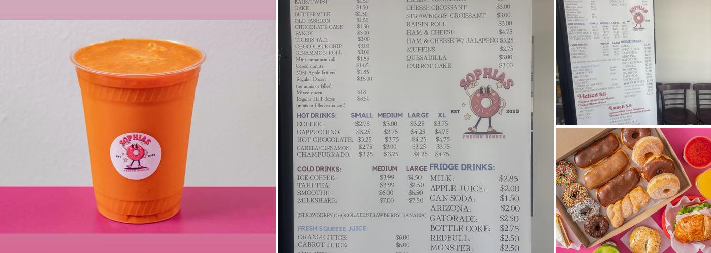 Freshh Donuts Menu