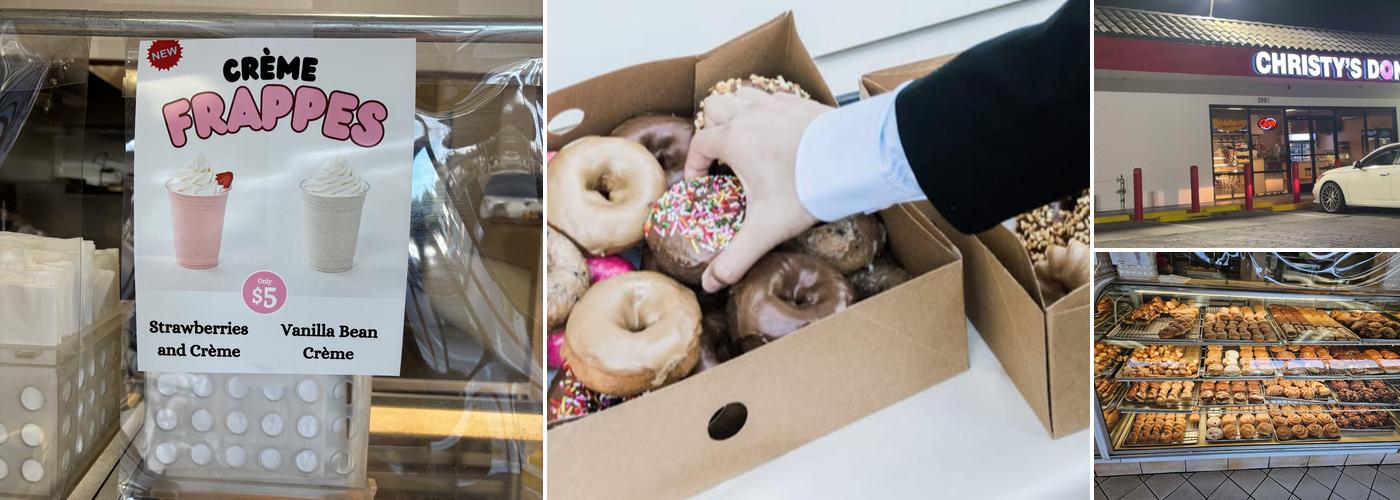 Christy's Donuts Menu