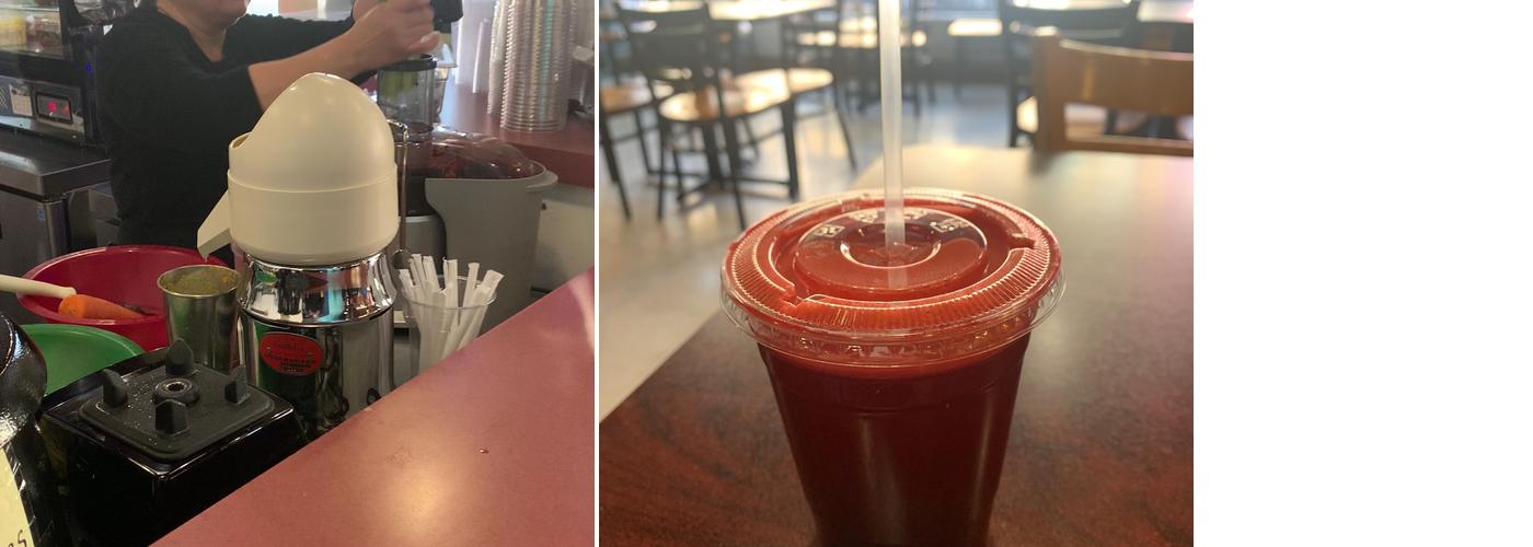 LA REYNA DE LOS JUGOS Menu