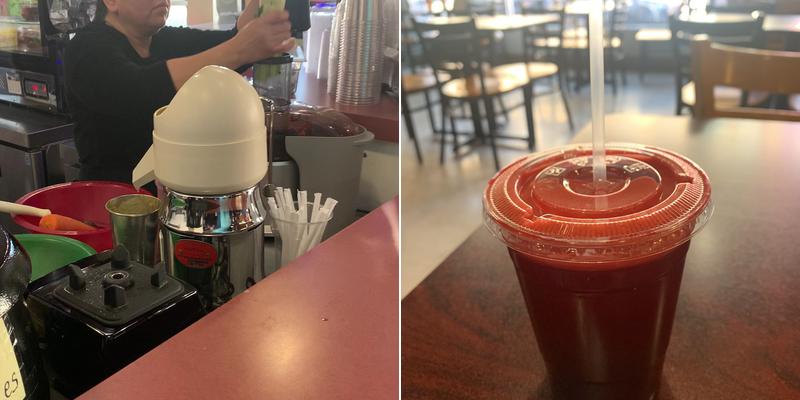 LA REYNA DE LOS JUGOS Menu