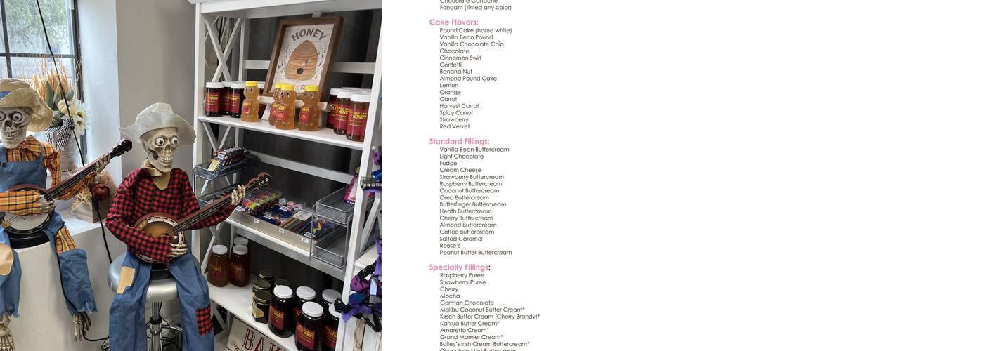 Cornerstone Bakery Menu