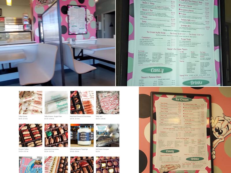 Dewar's Express Menu