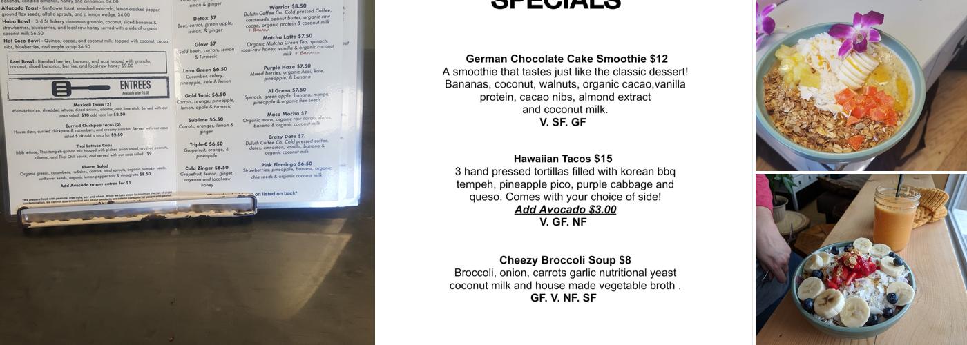 The Pharm (Moved to New Location!) Menu