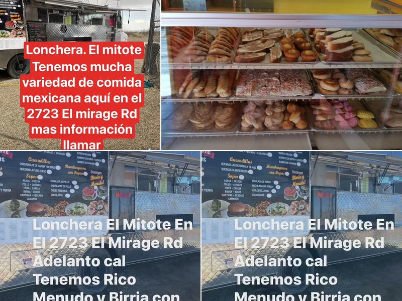 Panaderia Azteca Menu