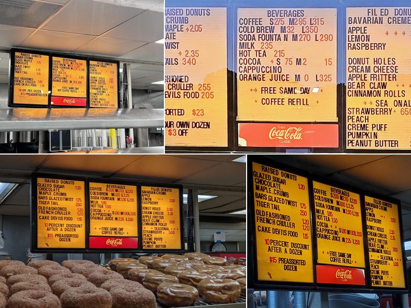 The Donut Man Menu