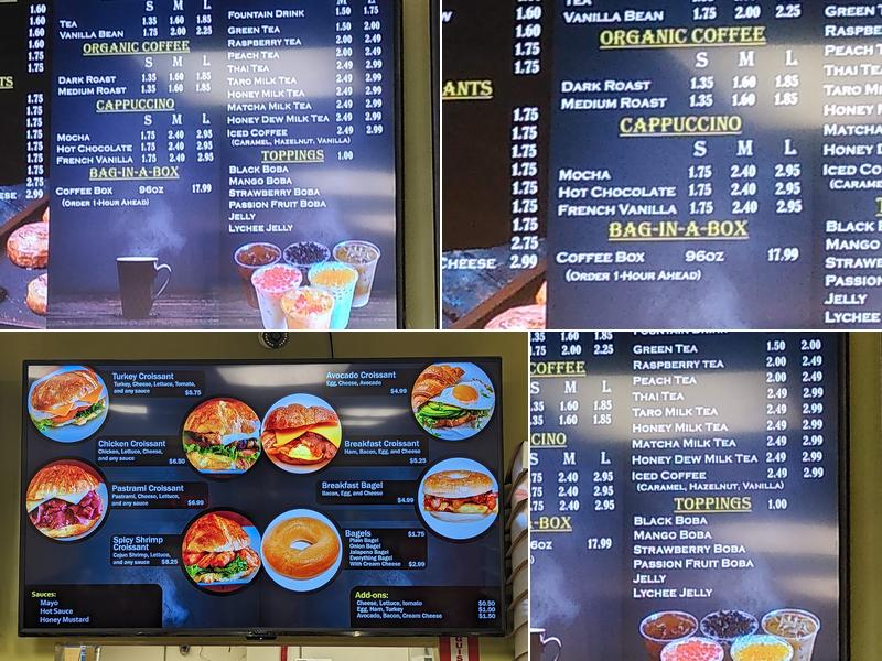 Mc Coy's Donuts Menu