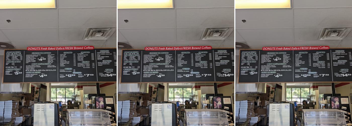 Donut Factory Menu