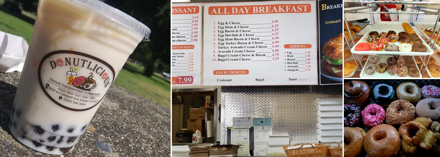 Donutlicious & Boba Zone Menu