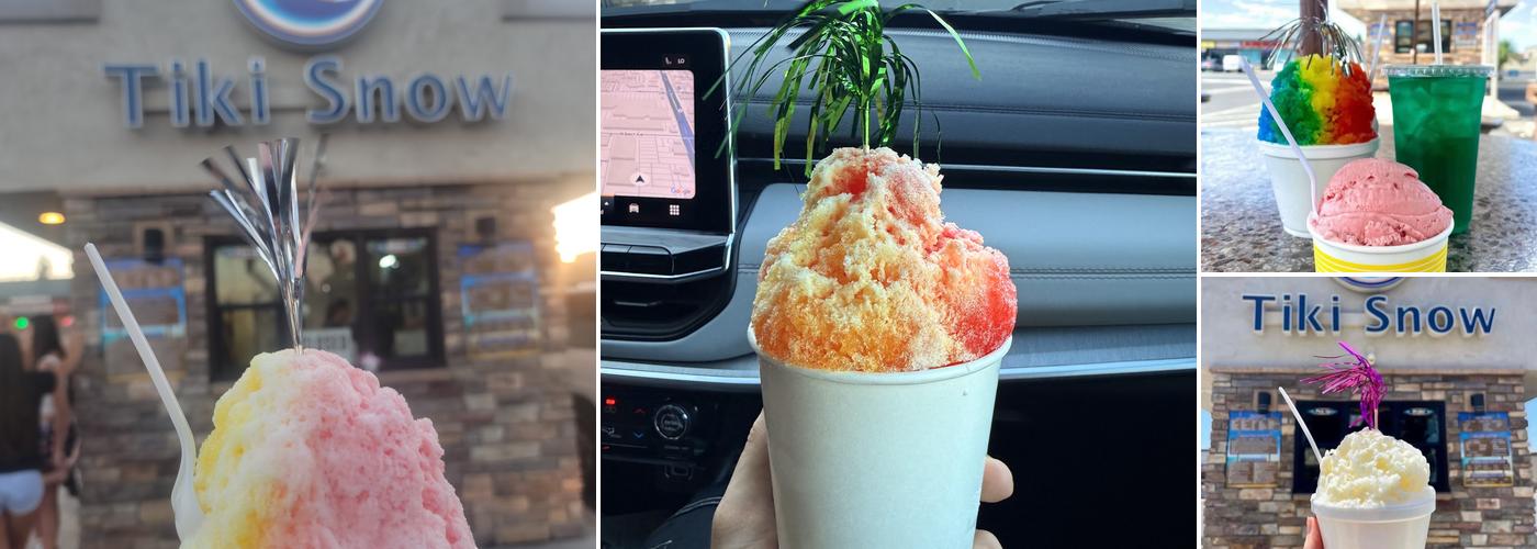 Tiki Snow Menu