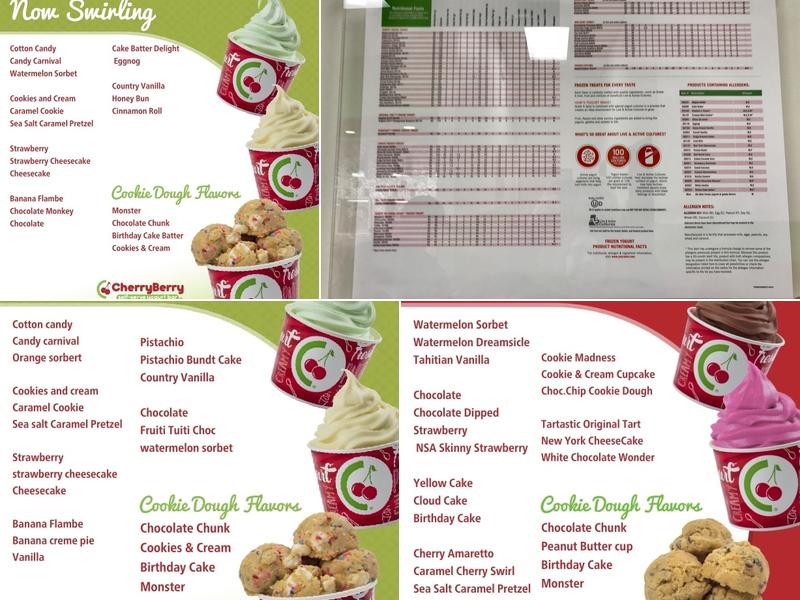 CherryBerry Menu