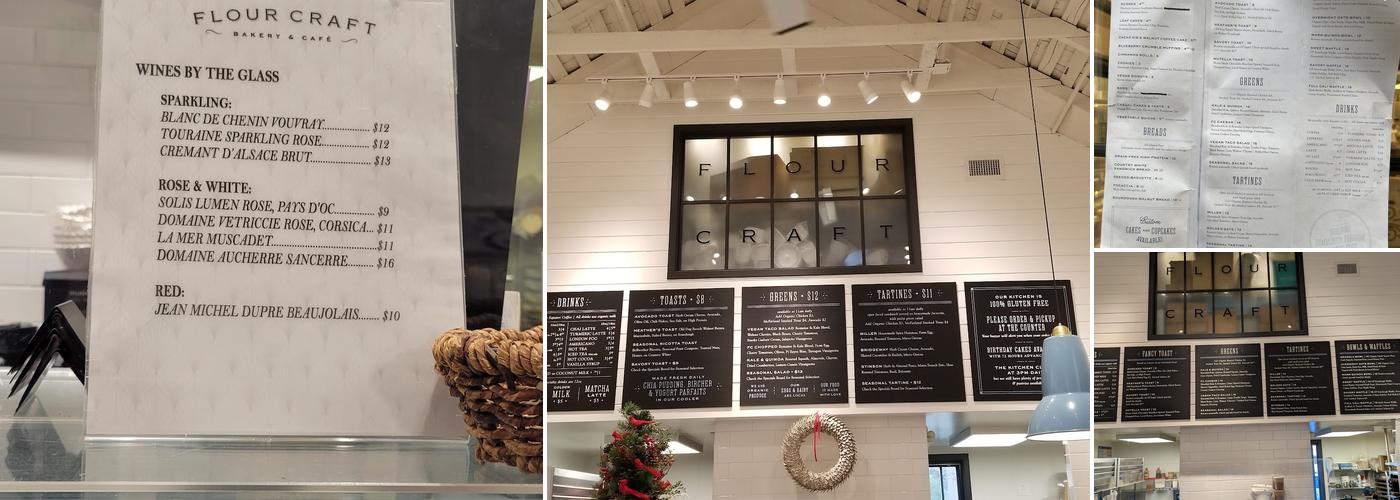 Flour Craft Bakery Menu