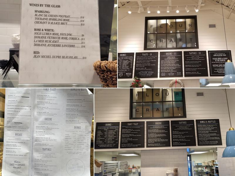 Flour Craft Bakery Menu