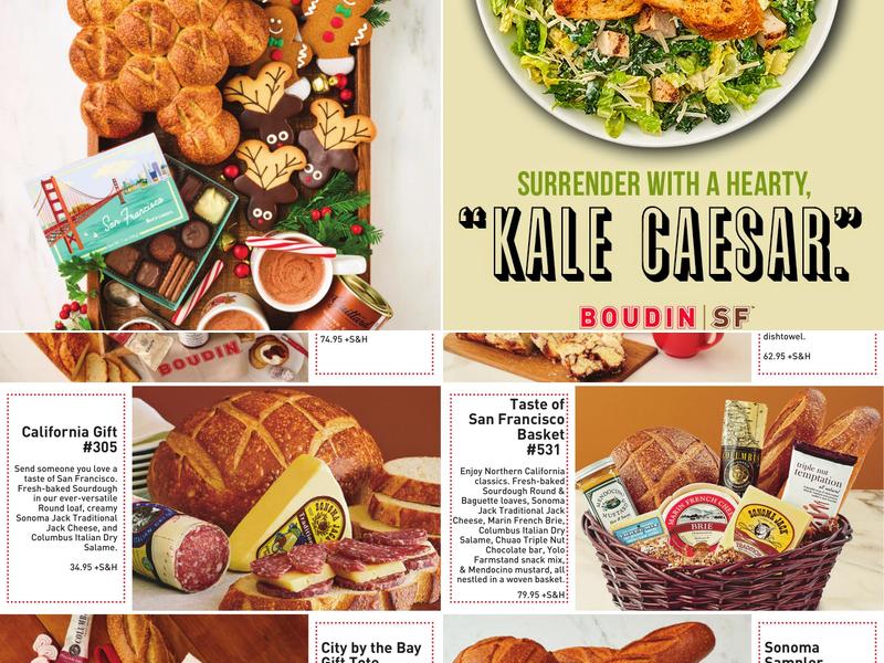 Boudin Bakery Menu