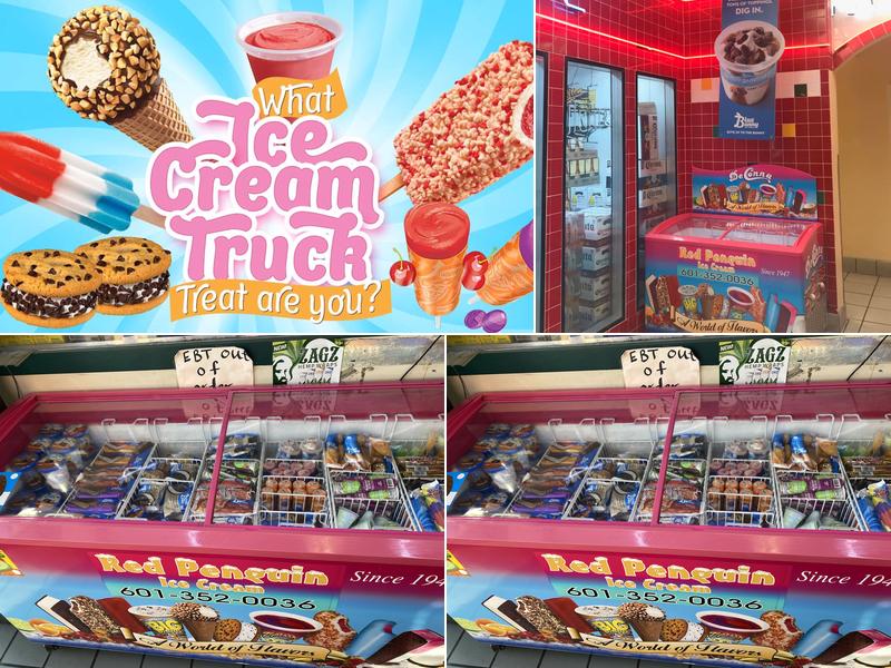 Red Penguin Jackson Ice Cream