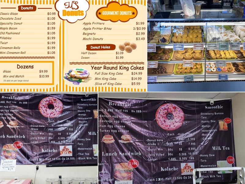 MS Donuts Menu