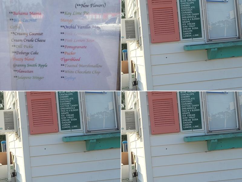 Flavor-Rite Snowballs and Snack Shack Menu