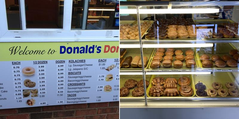 Community Donuts Menu