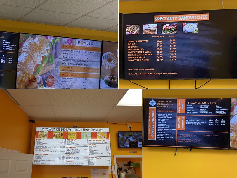 OB Donuts Menu