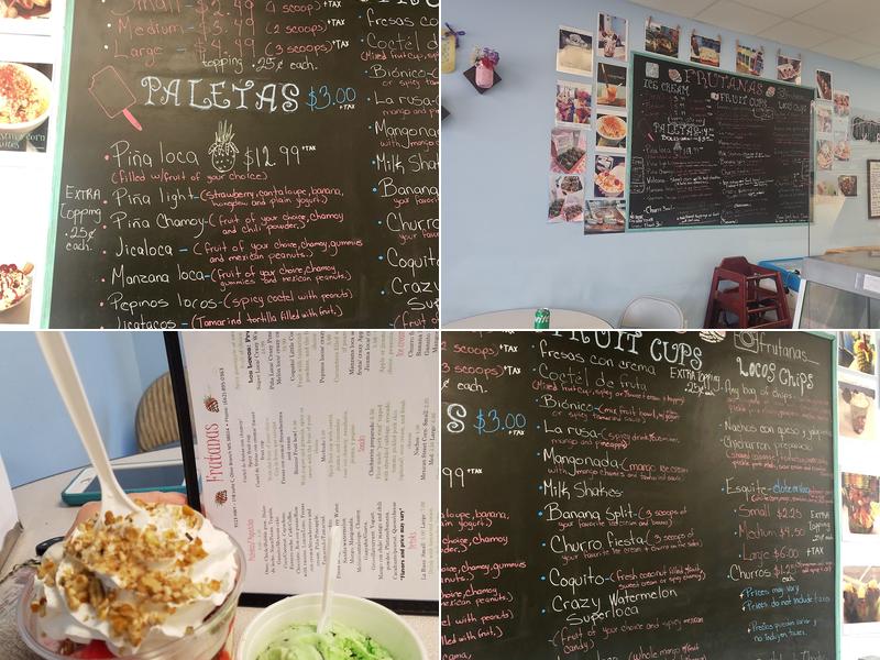 Frutanas Menu
