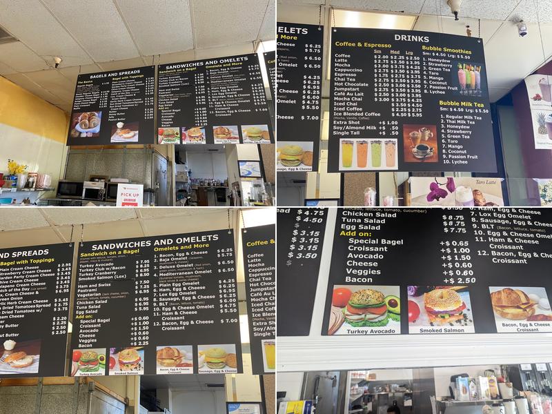 House of Bagels Menu