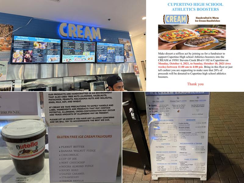 CREAM Menu