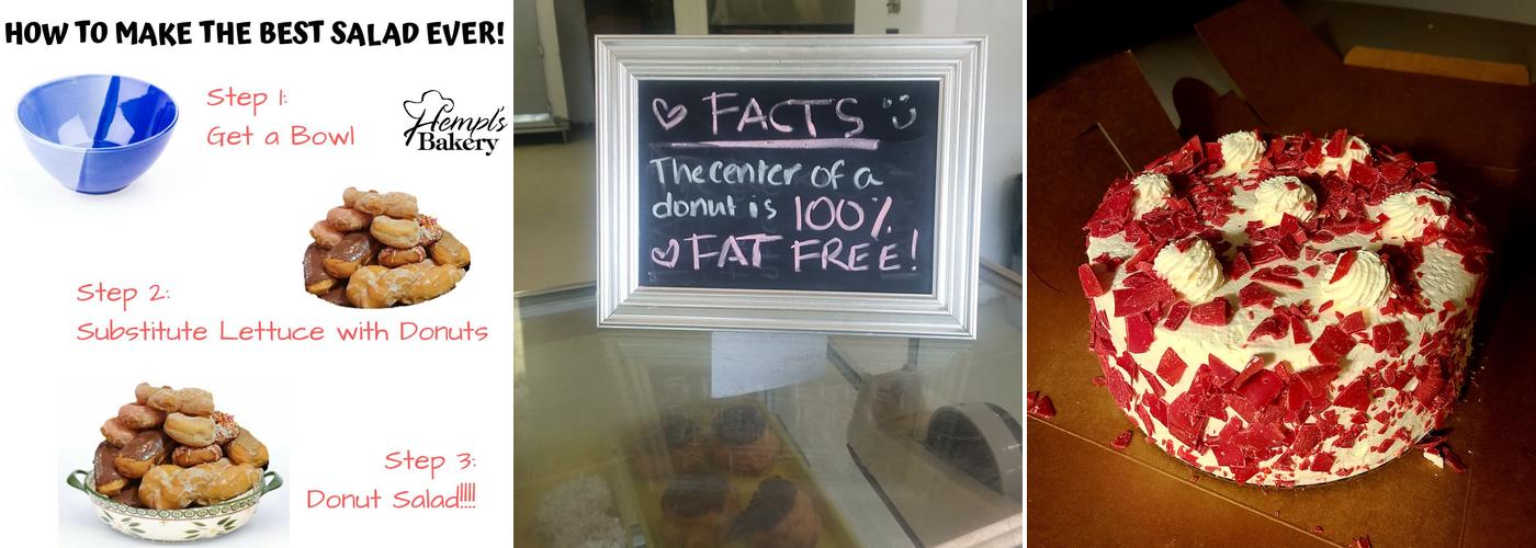 Hempl's Bakery Menu