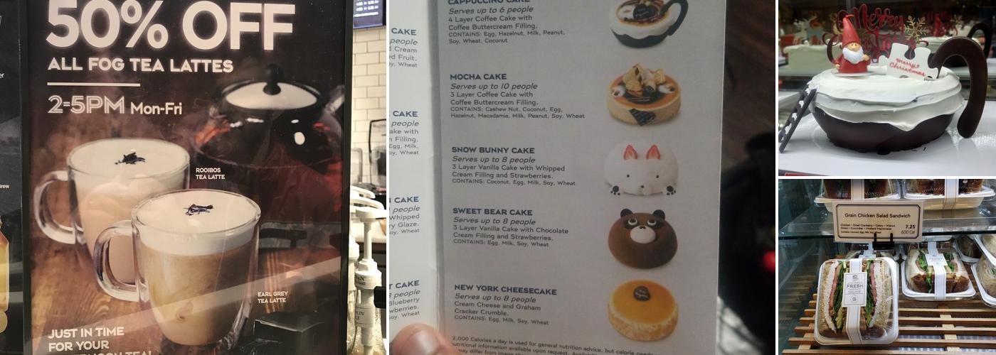 Paris Baguette Menu
