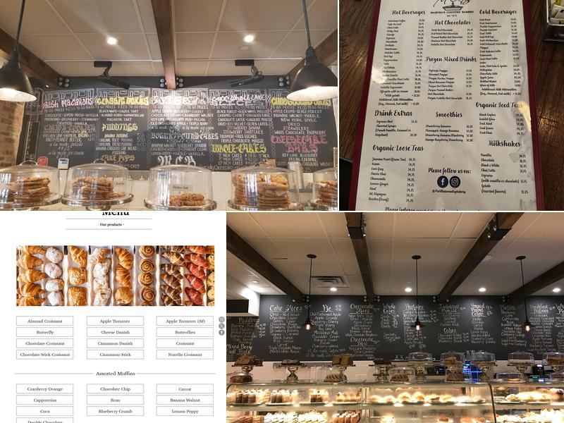 Martha's Country Bakery Menu