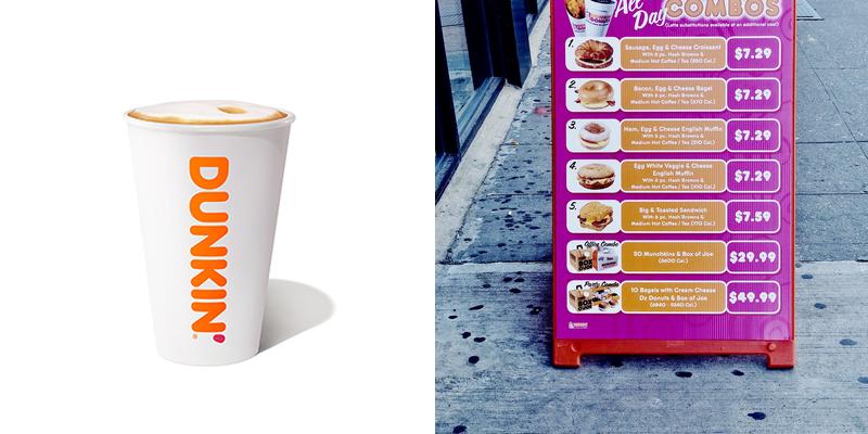 Dunkin' Menu